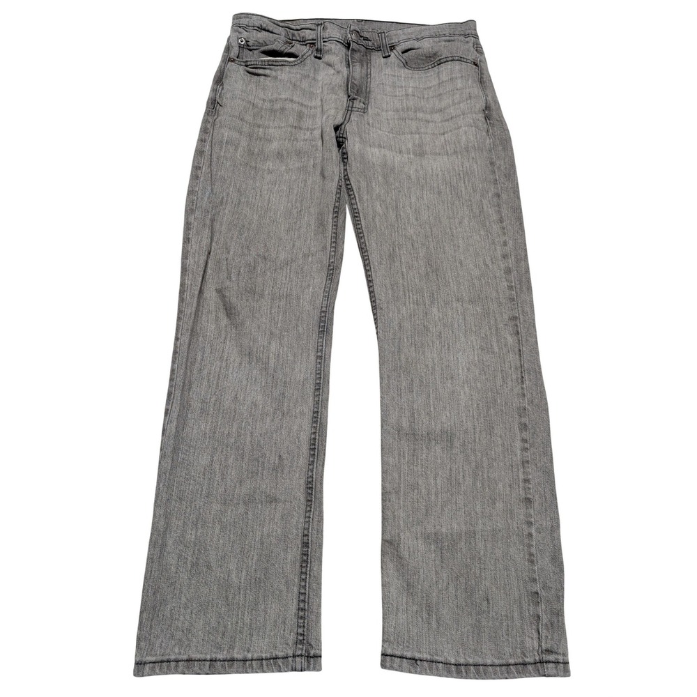 Levis 514 Straight Fit Grey Denim Jeans Mens 34x30 00514-1564‎ Gorpcore Classic